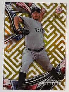 Andy Pettitte 2016 Topps High Tek Asia Gold New York Yankees Numbered /60 RARE
