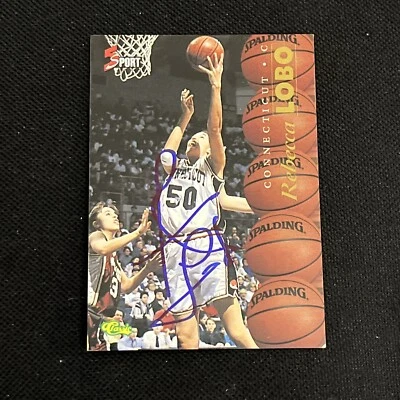 REBECCA LOBO 1995 CLASSIC 5-SPORT SIGNED AUTOGRAPHED CARD UCONN HUSKIES - Image 1 of 2