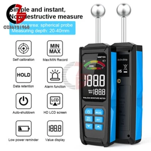 WM710A Digitales Holzfeuchtemessgerät Kugelhygrometer Holzfeuchtdetektor - Bild 1 von 24