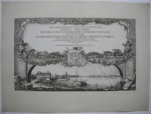 Joh Jak Koller (1746-1806) Äußere Prospekte Frankfurt Orig Radierugn 1777 Titel - Bild 1 von 3