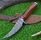 Custom Hand Forged Damascus Steel BOWIE Knife, Hunting Knife, CAMPING KNIFE 713