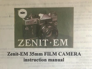 Übersetzte Bedienungsanleitung für Zenit EM Spiegelreflexkamera, 16pp - Bild 1 von 2