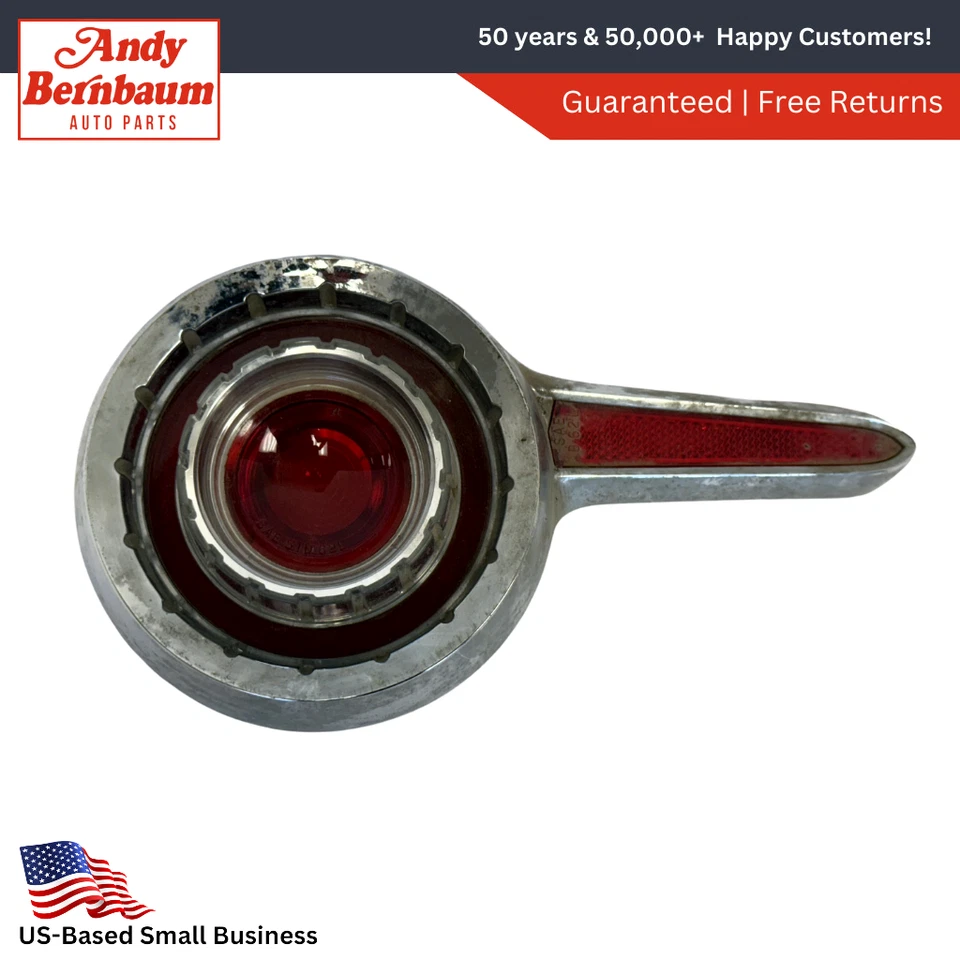 1962 Dodge Lancer Right Passenger Side Turn Signal Taillight Bezel 2189460 NOS. - Image 1 of 4