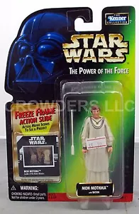 Star Wars PotF Freeze Frame Rebel MON MOTHMA Verde Japón Tarjetero Kenner '98 Nuevo en Paquete - Imagen 1 de 4