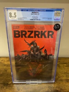 BRZRKR #1 2021 SKAN VARIANT CGC 8.5 BOOM  - Picture 1 of 1