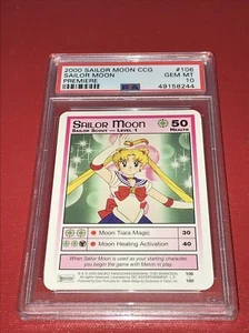 2000 Sailor Moon CCG GEM Mint PSA 10 Pop 1 Premiere Edition Sailor Scout Level 1 - Picture 1 of 7
