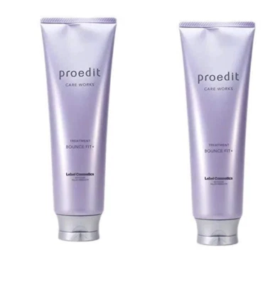 Lebel Proedit Care Works Hair Treatment Bounce fit+ 250ml 2 Pack Set F/S - Image 1 of 2
