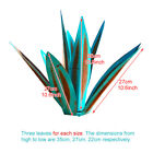 9 Leaves Lawn Hotel Agave Statue Ornaments Home Decor Garden Yard Iron Art