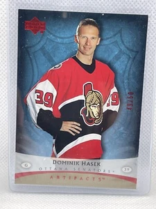2005-06 manufatti ponte superiore Dominik Hasek rosso #49/50 - Foto 1 di 1