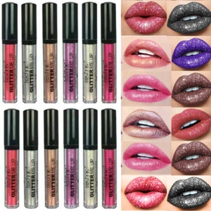 Technic Glitter Lip gloss Glitter Lipstick Sparkles Kissable - Picture 1 of 7