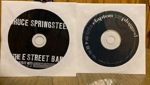5 CDs, discs only, no cases/inlays. Rock, Eric Clapton, Eurythmics, Springsteen - Picture 1 of 3