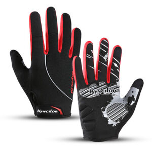 Touch Screen Cycling Gloves Full Finger Mountain Road Bike Gloves for Men Women