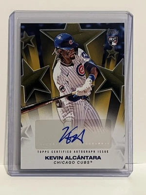 2025 Topps Update Baseball Stars Auto Gold Kevin Alcantara #17/50 (BSAU-KA) RC - Image 1 of 2