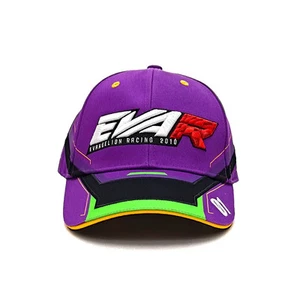 Cappellino Evangelion Racing Autentico EVAR NERV Taglia Unica Viola Ufficiale Giappone Nuovo - Foto 1 di 5