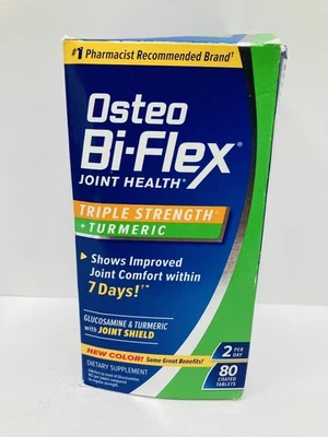 Osteo Bi-Flex Salud Articular Triple Fuerza Cúrcuma 80 Comprimidos EXO 1/28  Foto 1 de 4