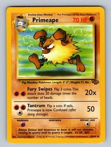 Primeape 43/64 Uncommon Jungle LP - NM Pokemon TCG - Picture 1 of 2