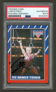 Carta Gladiatori Americani 1991 firmata Lori "Ice" Fetrick #25 (PSA) - Foto 1 di 2