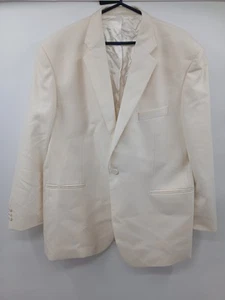 Torre Ceremony Ivory Blazer Wool Blend UK 48 R - Picture 1 of 7