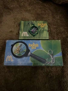 Lotto 2 Portachiavi McDonald’s Happy Meal A Bugs Life 1998 Collezione - Foto 1 di 4