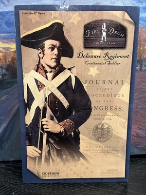 Delaware Soldier 1:6 Sideshow Collectibles Fife & Drum American Revolution Nuevo en caja Foto 1 de 4