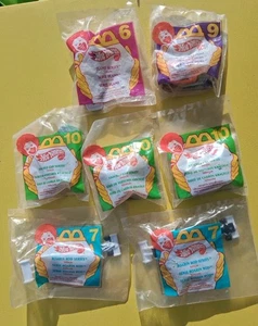 5 McDonalds Happy Meal Spielzeug 1995 Hot Wheels Serie Auto Fahrzeug Konvolut - Bild 1 von 6