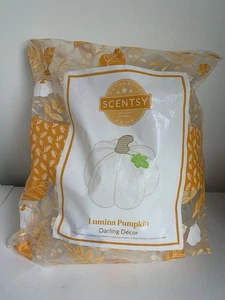 Scentsy Lumina Pumpkin Pillow Darling Decor NEW Retired Plush Fall - Picture 1 of 7