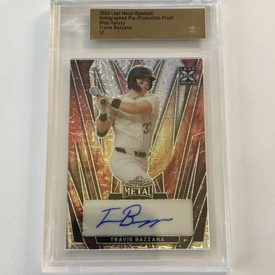 2024 Leaf Metal Travis Bazzana Mojo Galaxy Slab Auto 1/1! Rare! Top Prospect!... - Image 1 of 4
