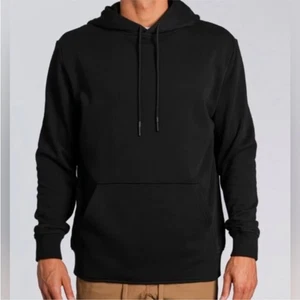 Bylt Basics Core French Terry Hoodie Sweatshirt in Black Size Large - Picture 1 of 8