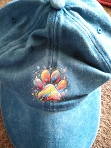 Paw Print Baseball Cap - Picture 1 of 3