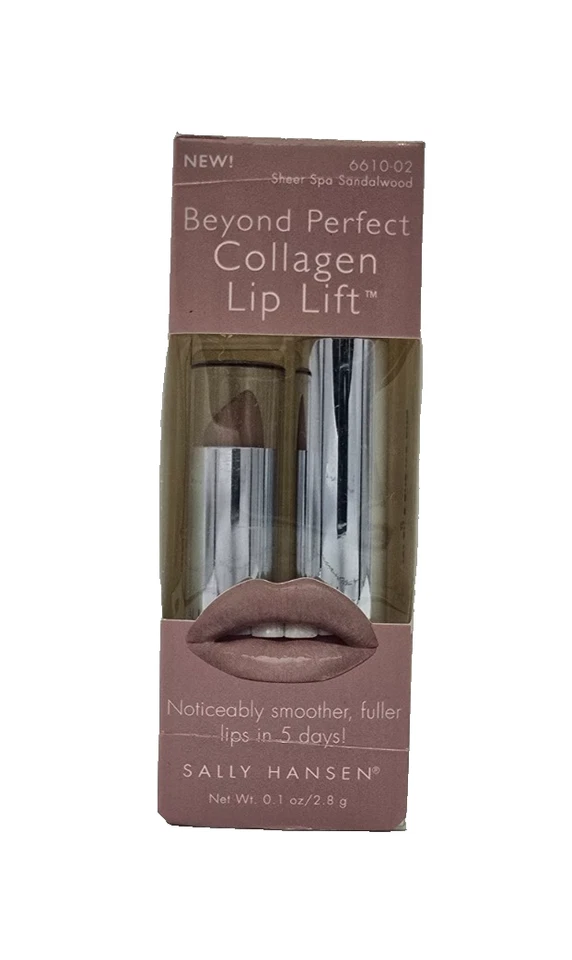 SALLY HANSEN COLLAGEN LIP LIFT LIPSTICK  SHEER SPA SANDALWOOD 6610-02 - Image 1 of 1