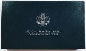1995 CIVIL WAR BATTLEFIELD COMMEMORATIVE SILVER PROOF COIN! TOP NOTCH! NR #P1072 - Picture 1 of 4