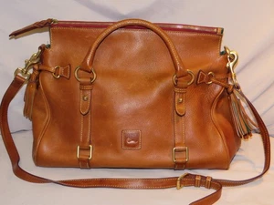 Dooney & Bourke große braune Leder Geldbörse mit Quaste - Bild 1 von 7
