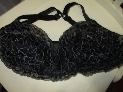 Bra XL black with lace Wire free Bali Bra 6592 - Image 1 of 3