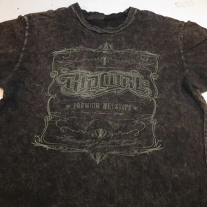 RIP CURL BEACH SURF SURFBOARD SURFER TEE T-SHIRT Herren L grau distressed  - Bild 1 von 5