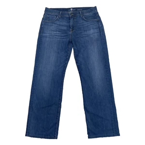 NICE Mens 7 For All Mankind The Austyn Dark Wash Stretch Denim Jeans 34X30 - Picture 1 of 13