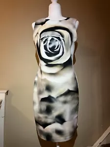 Vintage Y2K Morgan rose bodycon dress size M - Picture 1 of 5