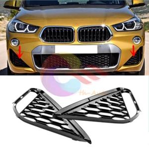 √Left+ Right Front Bumper Air Inlet Grille For BMW X2 M-Sport & M-Sport X 18-23 - Picture 1 of 12