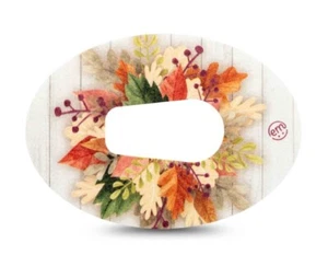 ExpressionMed CGM Tape - WATERPROOF AUTUMN LEAVES G6 ADHESIVE PATCH - Picture 1 of 3