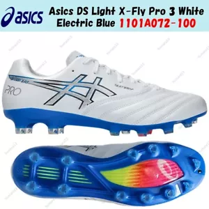 Asics DS Light X-Fly Pro 3 Blanco Eléctrico Azul 1101A072-100 Hombres Talla - Imagen 1 de 9
