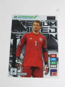 PANINI Trading Cards Road to Euro 2020 Premium Limited Edition MANUEL NEUER Ger - Picture 1 of 2