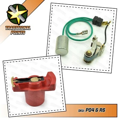VW Beetle Combi 1200 1300 1302 1303 411 412 Points And Condenser plus Rotor Arm - Image 1 of 4