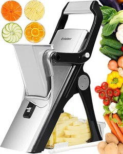 Affettatrice per Verdure Mandolina, Tritatutto Multifunzione per Alimenti, Affettatrice per Patate Cucina - Foto 1 di 11