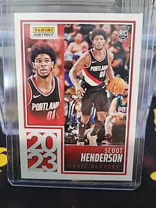 Blazers Panini Instant Scoot Henderson RC 2023-24 Y0-3 - Imagen 1 de 2