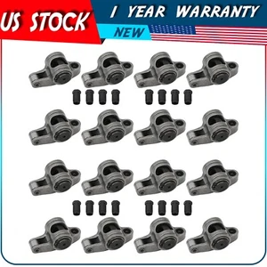 Stainless Steel Roller Rocker Arms for Small Block Chevy SBC 350 7/16" 1.5 Ratio - Picture 1 of 24