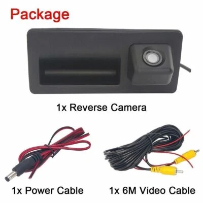 Reverse Camera with Rear Boot Handle For Audi C7 A3 A4 A5 A6 A7 Q3 Q5 Q7 8V B8 - Image 1 of 4