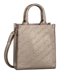Bolso de hombro TOM TAILOR Denice Zip Tote Bag S metálico topo topo - Imagen 1 de 3
