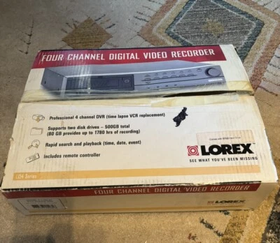 Lorex Four Channel Digital Video Recorder DVR L154-81 Open box 80gb Hard Drive - Image 1 of 4