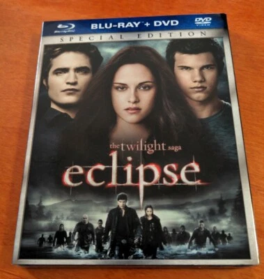 The Twilight Saga Eclipse Blu-ray Kristen Stewart  Robert Pattinson  Lautner Foto 1 de 4