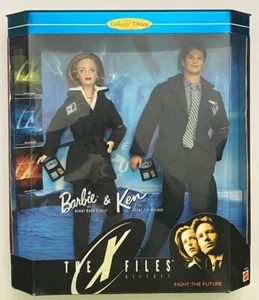“Expediente X” Agentes Dana Scully & Fox Mulder, Conjunto Muñeca Barbie Ken (estilo 2) Nuevo - Imagen 1 de 5