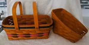 Longaberger 1993 Bee & 2000 Gemüsekorb 2 Stück - Bild 1 von 7